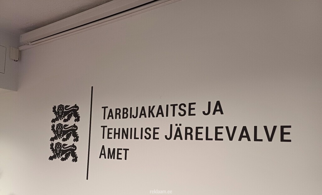 Tarbijakaitse ja tehnilise järelvalve amet seinalogo
