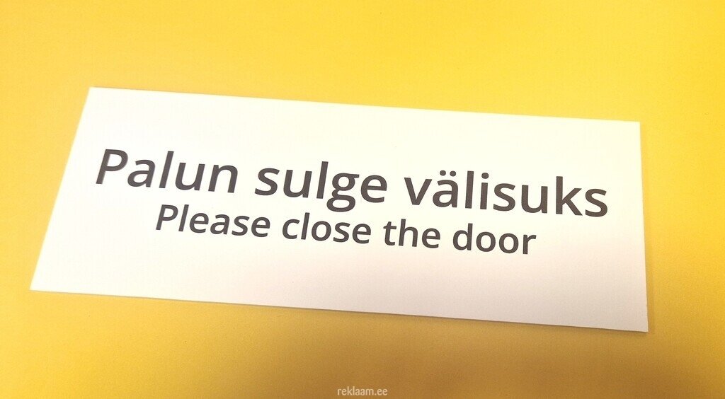 Palun sulge uks silt