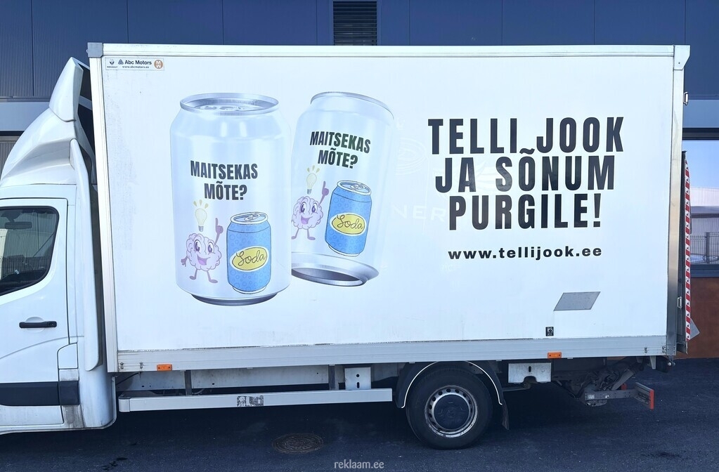 Tellijook.ee reklaamiga auto
