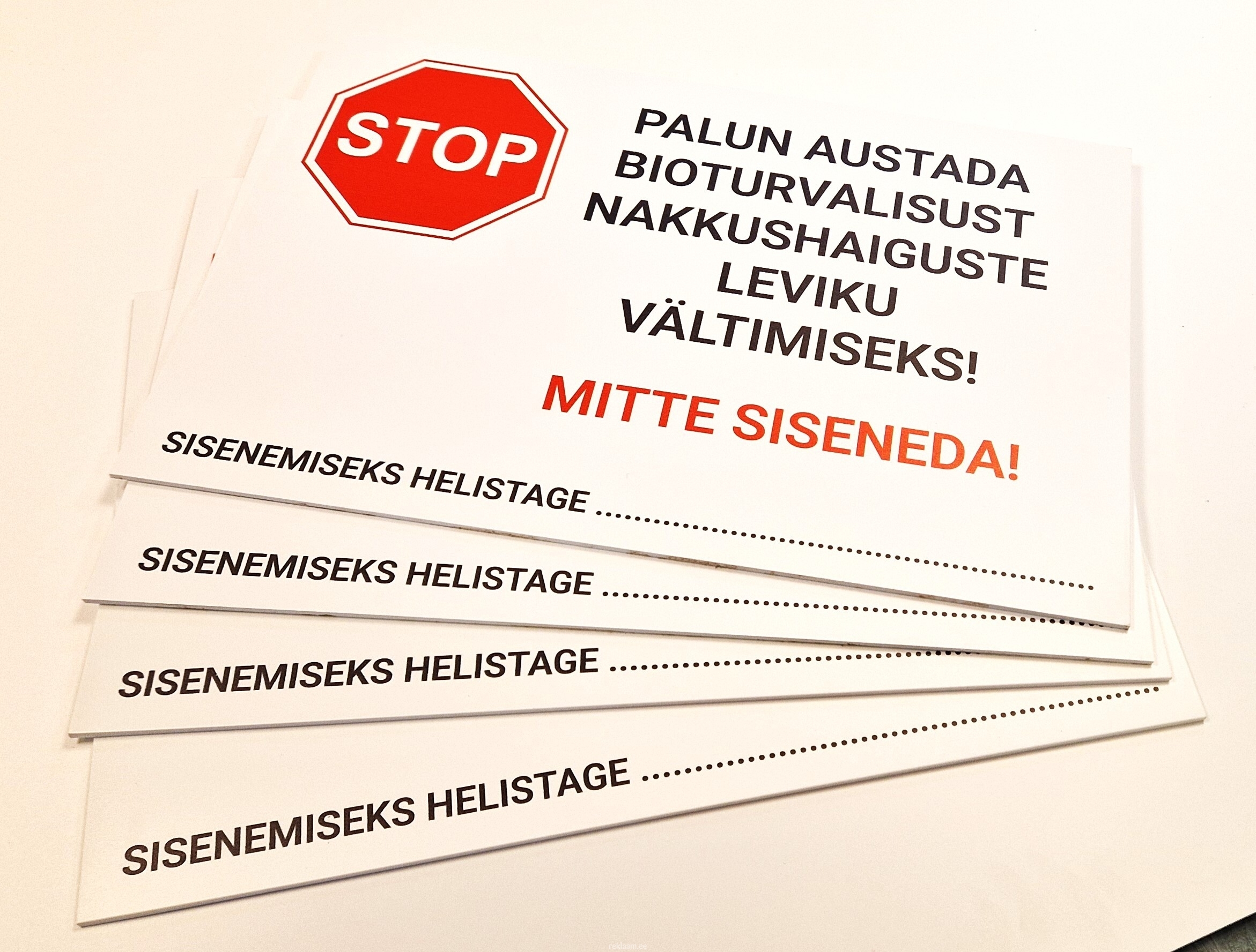 Stop hoiatussildid