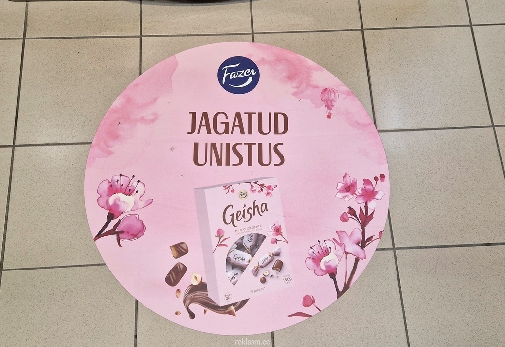 Fazer_Geisha_põrandakleebis
