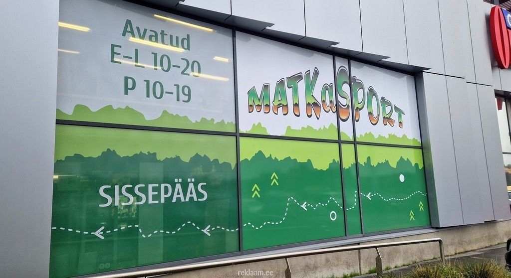 Matkasport aknakleebised