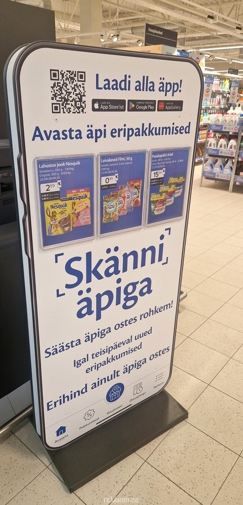 Kaupluse erikujuline reklaamstend