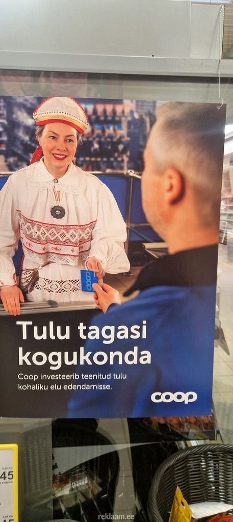 Coop reklaamstend