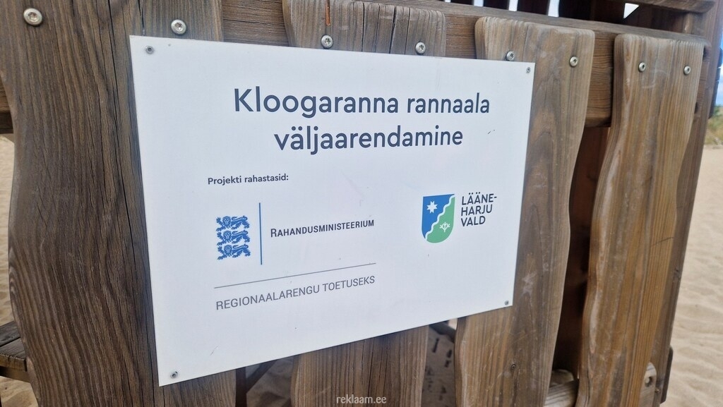 Kloogaranna rannaala arenduse infotahvel