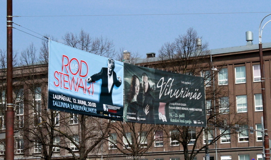 Rod Stewart banner