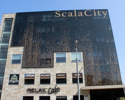 Scala City fassaadireklaam 
