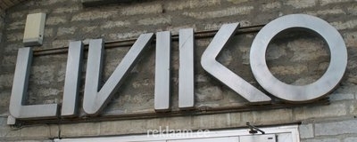 Liviko logo seinal
