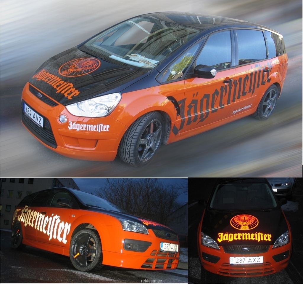 Jägermeister Ford kleebistamine