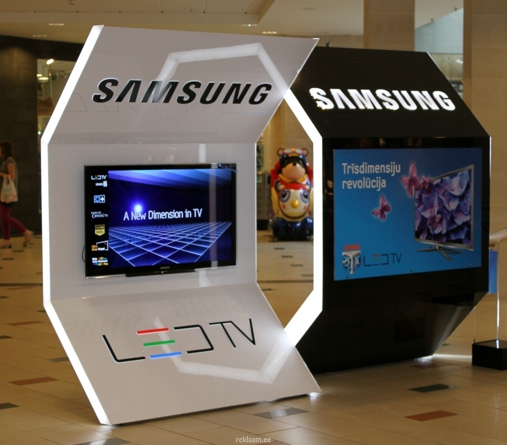 Samsung Led televiisori esitlusstend