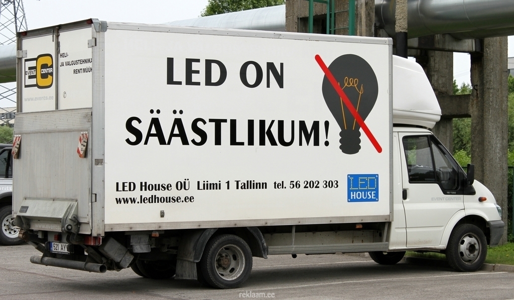 Led House furgooni kleebised