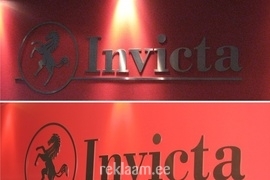 Roostevabaterasest freesitud Invicta logo