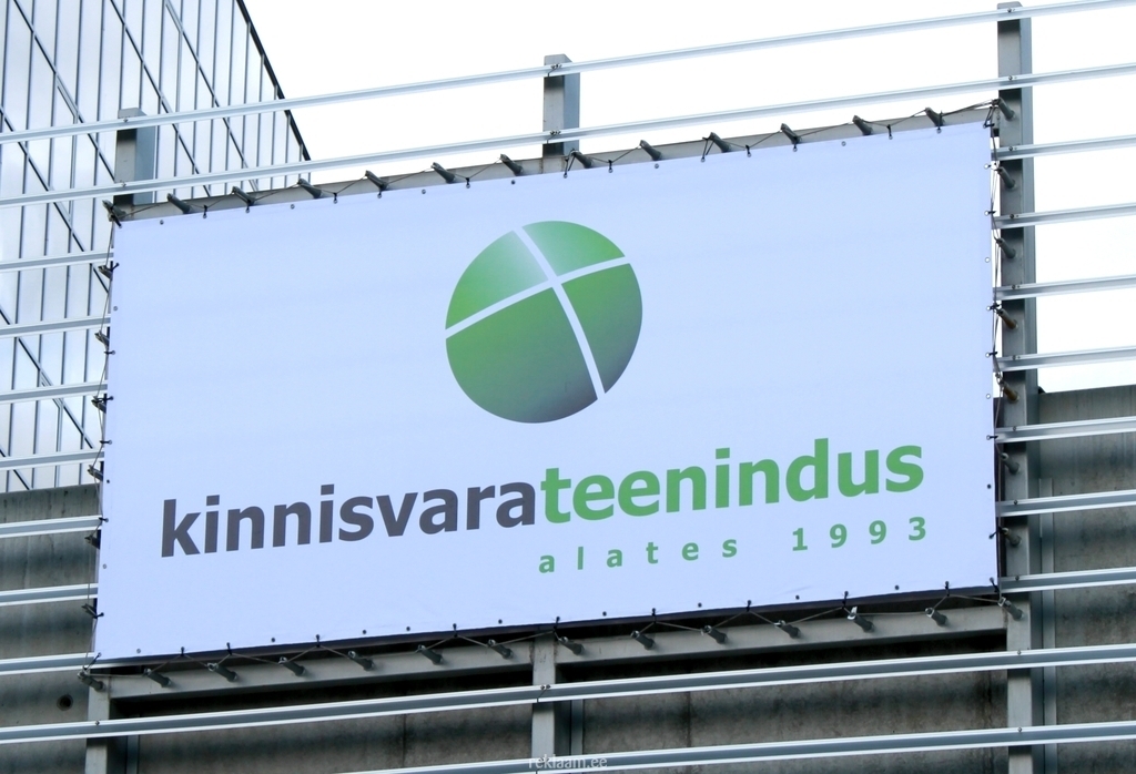 Kinnisvareteeninduse reklaamplagu 