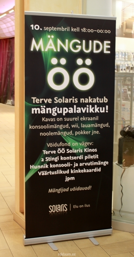 Solaris Mängude ÖÖ - Roll-UP