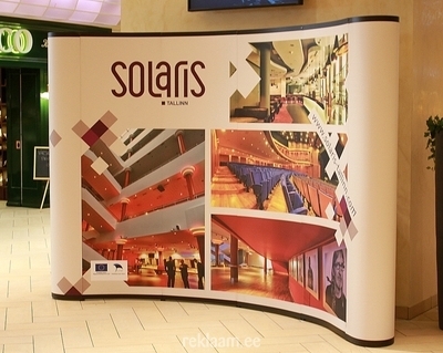 Solaris Keskuse PopUP reklaamsein