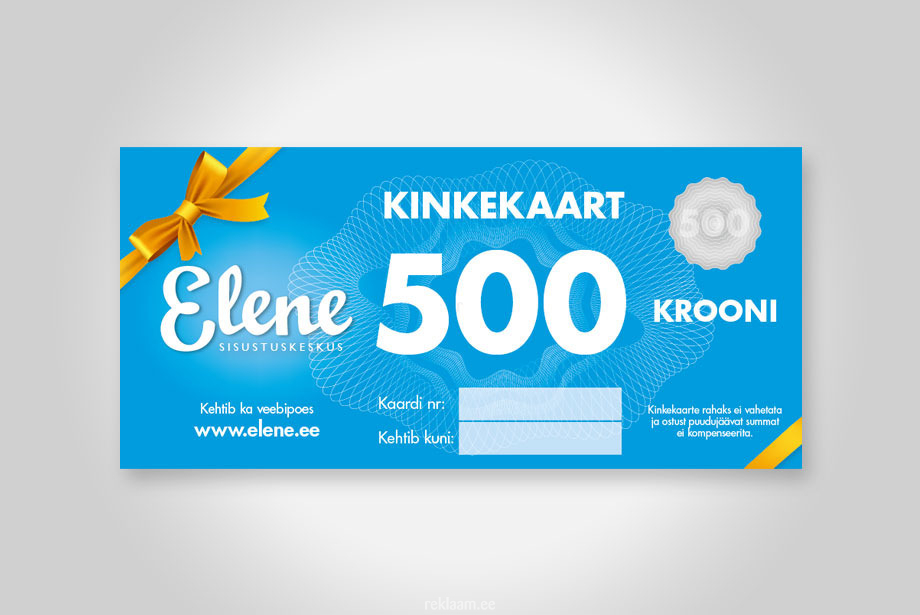 Elene.ee kinkekaart