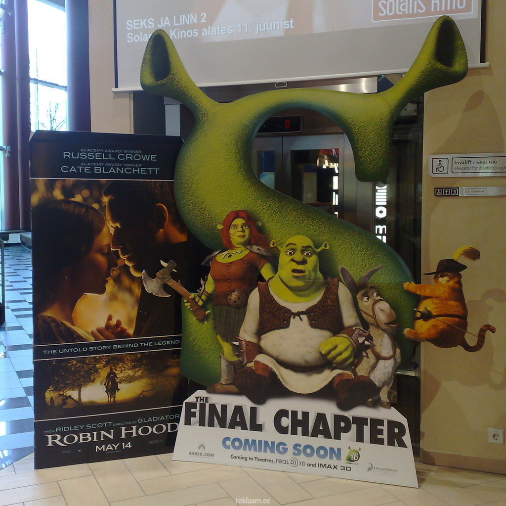 Shrek filmi reklaam papist