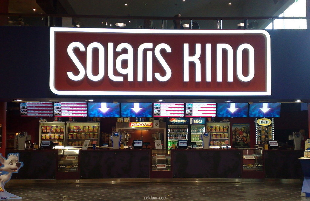 Solaris Kino valgusreklaam