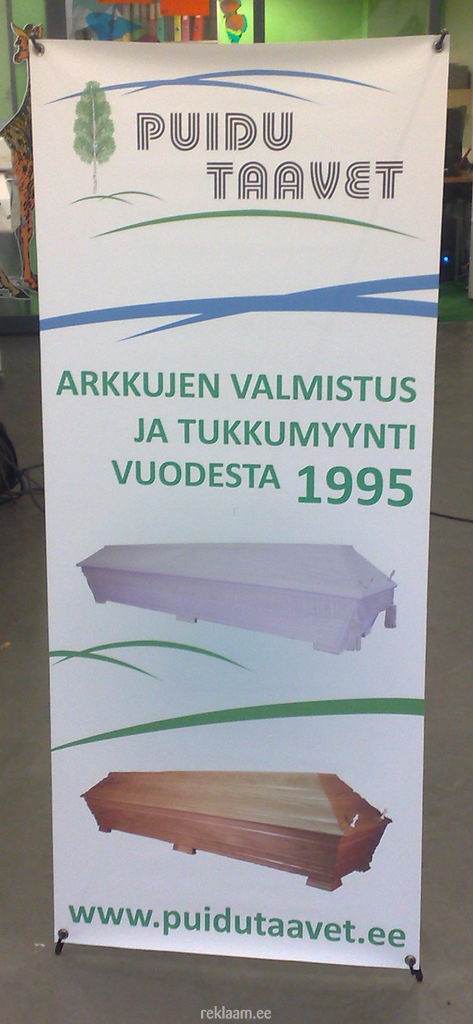 Puidu taavet x-banner