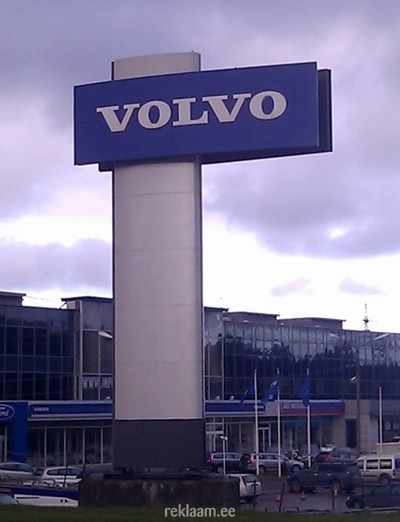 Volvo reklaampüstak