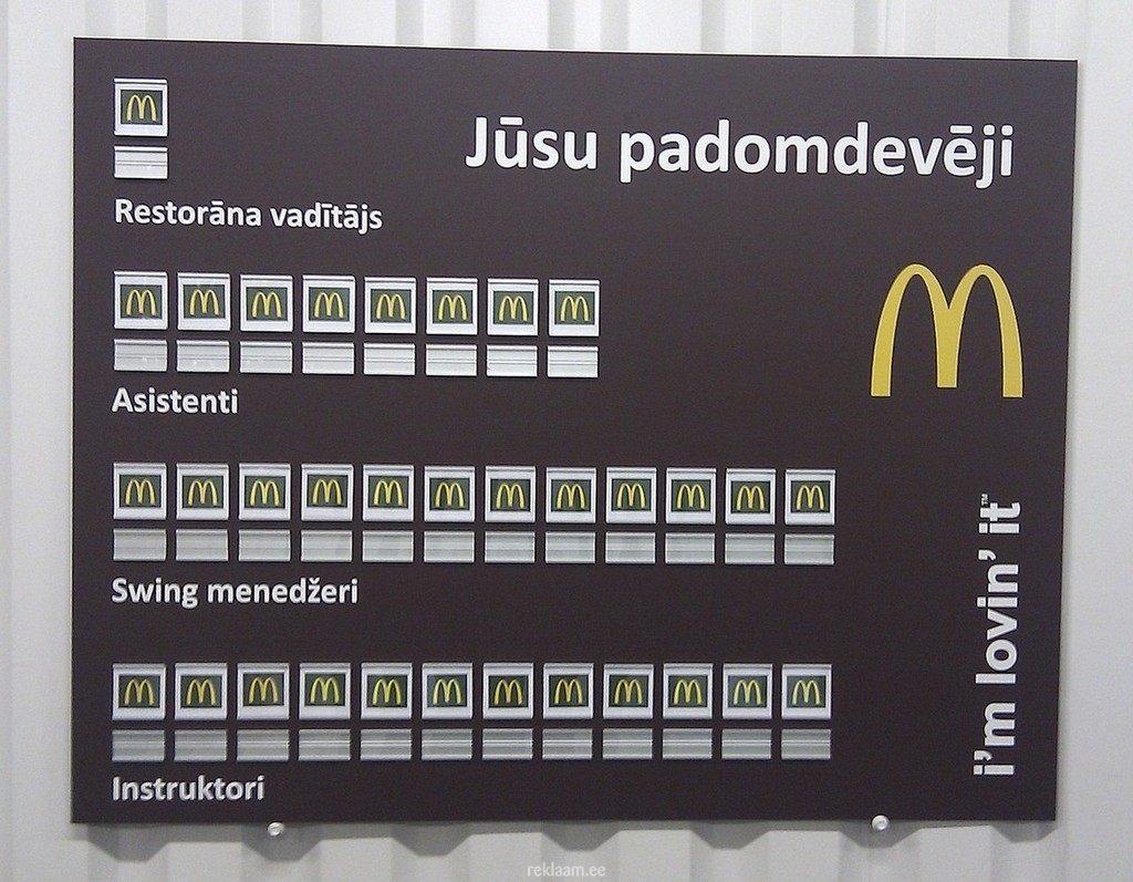 MC Donalds infostend