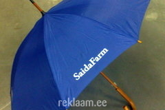 Saida Farmi logo trükk vihmavarjule. 