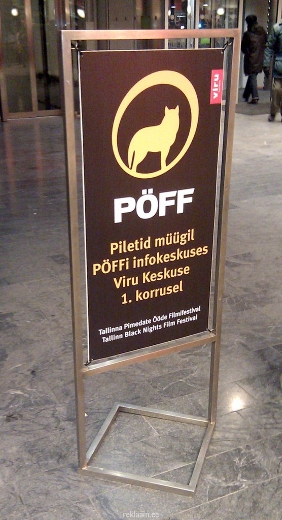 Pöff reklaam - metallkonstruktsioon. 