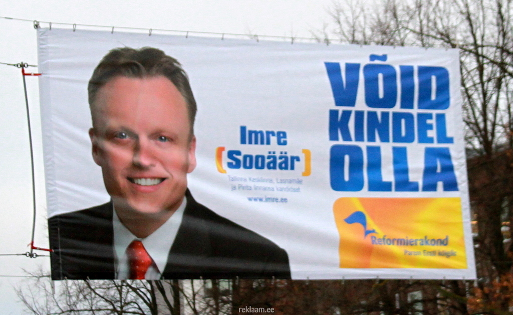 Imre Sooäär - valimisreklaam