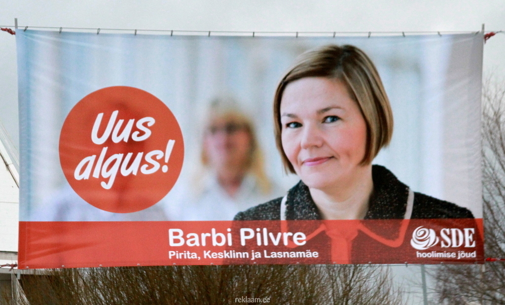 SDE valimisreklaam - Barbi Pilvre