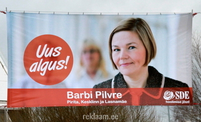 SDE valimisreklaam - Barbi Pilvre