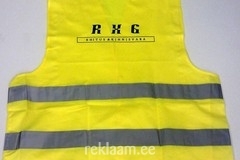 RXG helkurvest / ohutusvest  trükitud logoga