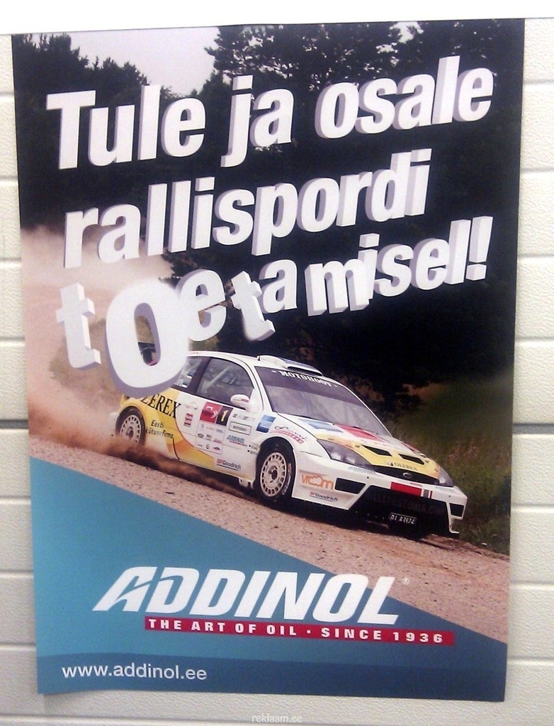 Addinol reklaamplakat