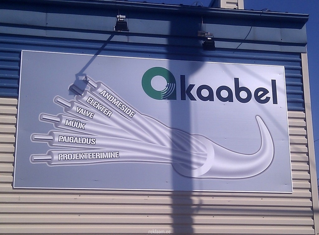 A kaabel reklaamsilt 10mm Bip 