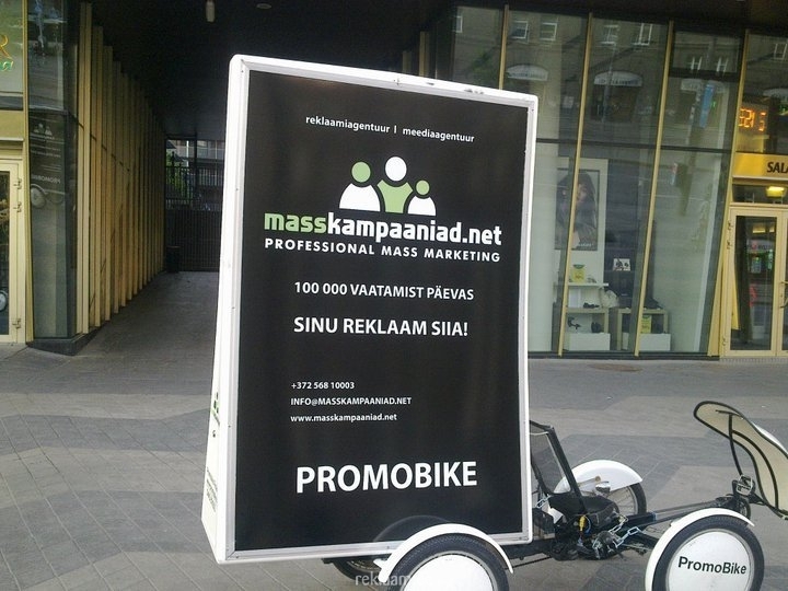 Promobike välireklaam