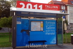 Tallinn 2011 reklaam bussipeatustes