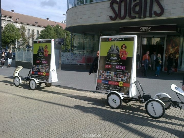 Promobike välireklaam