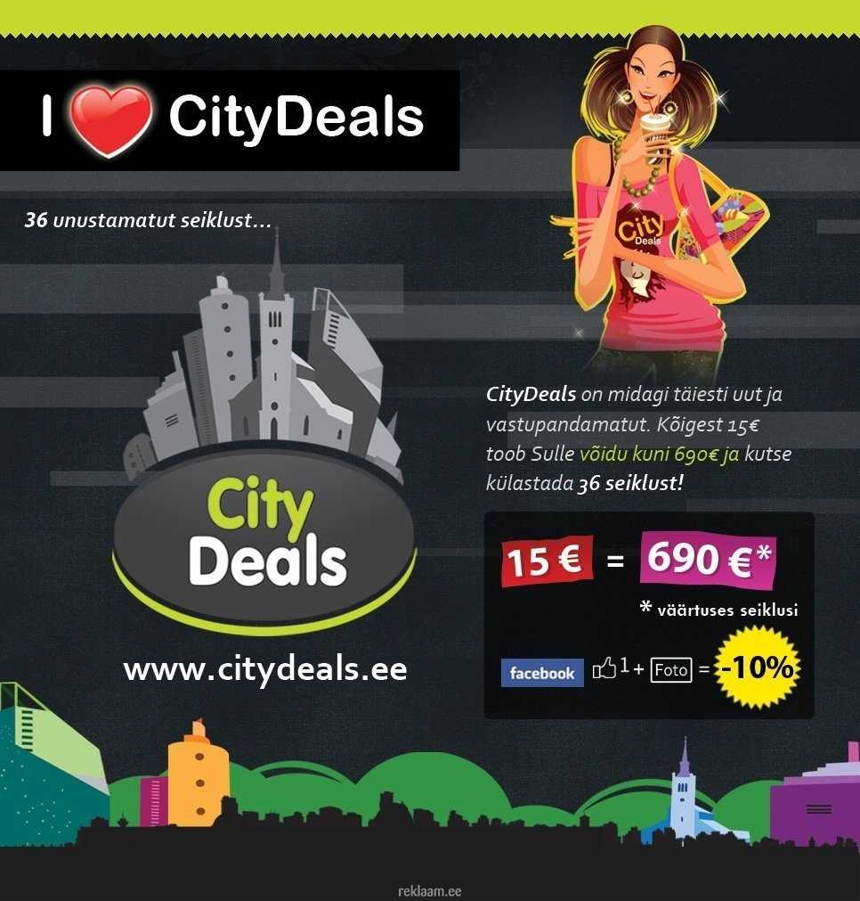 Kujundustööd l CityDeals