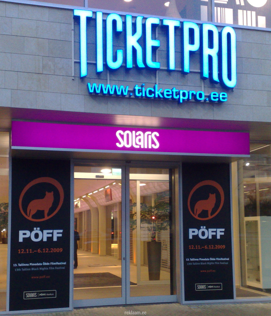 Ticketpro valgustähed Solarise keskuses