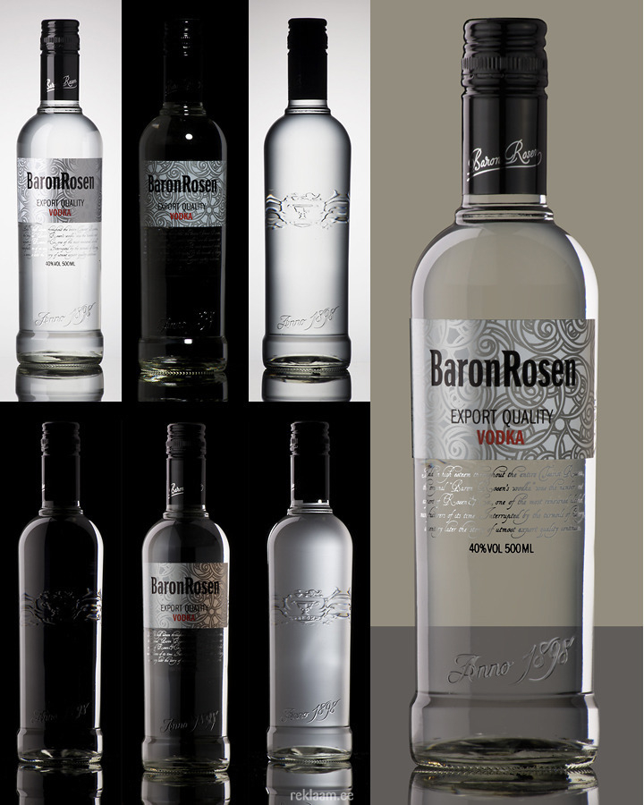 BaronRosen vodka. Foto+retush