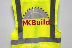 MK Build ohutusvest trükiga