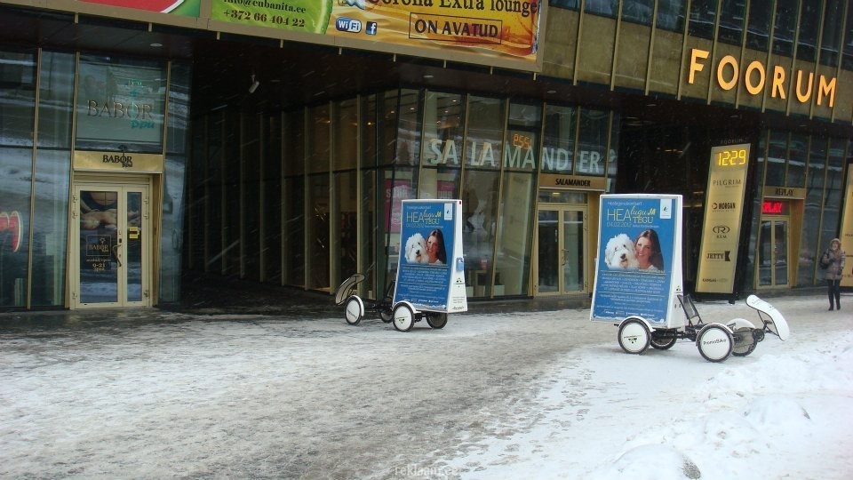 PROMOBIKE välireklaamikampaania (seisev)