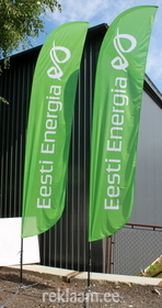 Eesti Energia logodega lipud, mida on lihtne kokku panna ja kaasa võtta. Vaata lisa: www.lipud.ee/lipud
