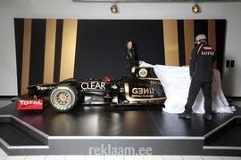 poodium I Lotus F1 auto esitlus