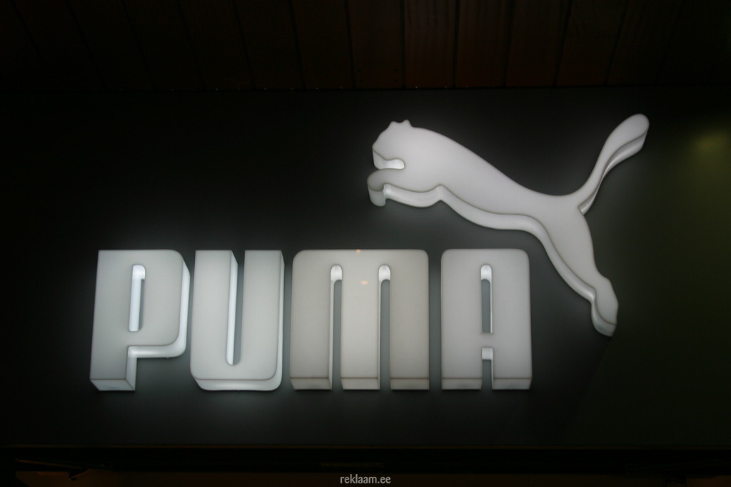 Puma reklaamtähed pleksist