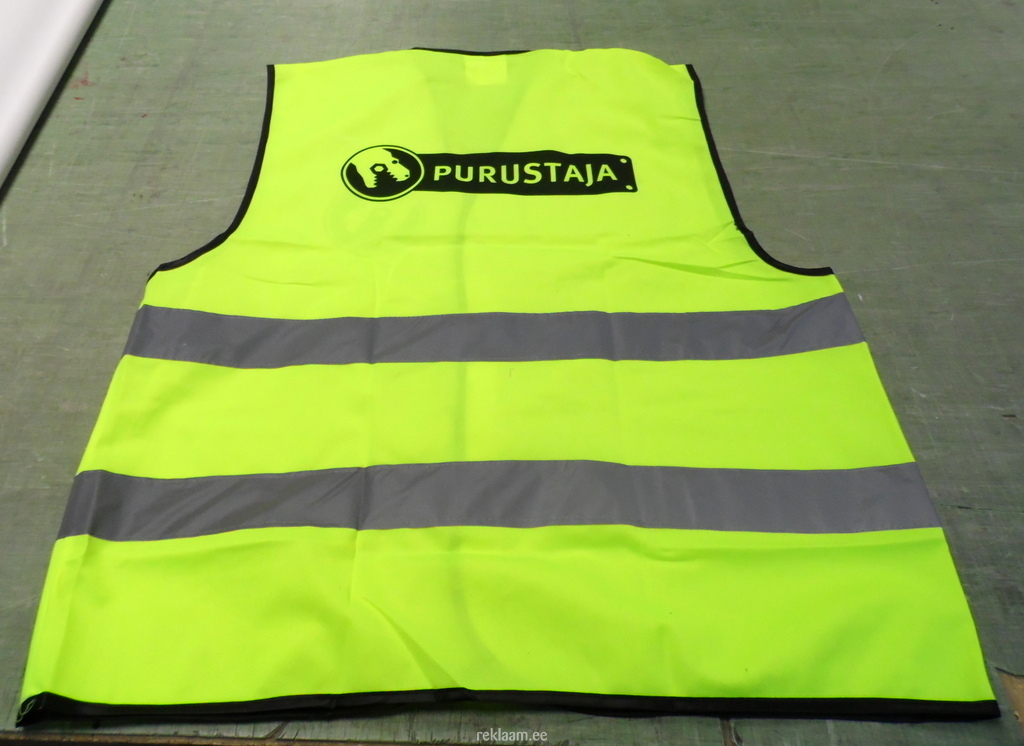 Purustaja logoga helkurvest 