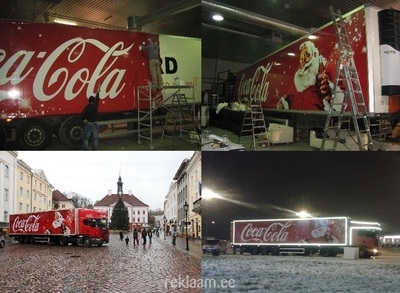 Coca-Cola autokleebis
