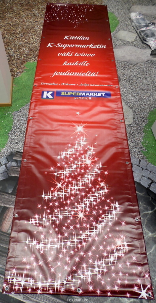 K- Supermarket PVC banner 