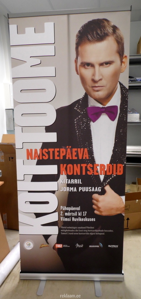 Koit Toome Naistepäeva konterdid Roll Up