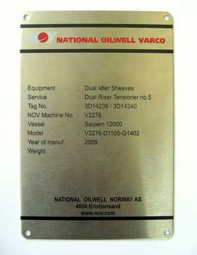 National Oilwell Vacro tootesilt 