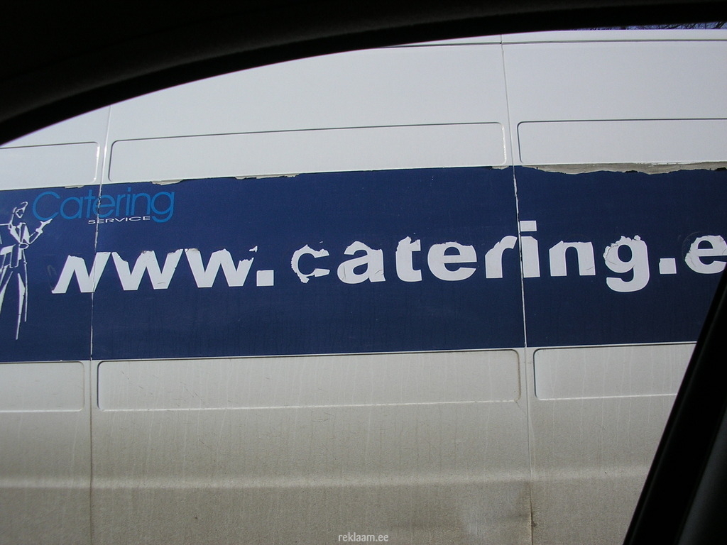 Catering reklaamkleebised kaubikul